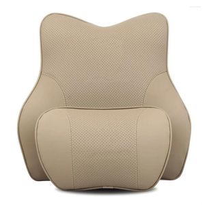 Pillow Memory Foam Neck Rückenlehne für Auto atmungsable Kopfstütze Ruhe Komfort Taille Rückenstütze Lendenwirbelsäule Schmerz Relief