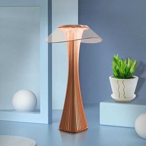 Table Lamps LED Crystal Diamond Table Lamp Touch Projection Atmosphere Lamp USB Charging Night Light For Bar Light Restaurant Table Bedside