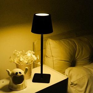 Table Lamps Table Lamp Dimmable Wireless Rechargeable Desk Lamp Bedroom Night Bedside Light for Bar Coffee Hotel Restaurant House Decoration