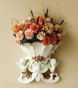 Harts konst vaser hem dekorativ europeisk stil kreativ hängande vägg vas bröllop hem dekoration vardagsrum bord blomma vas2557190