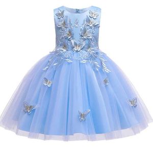 Sukienki dla dziewczynki sukienki dla dzieci eleganckie sukienki dla dzieci na dziewczyny kostium motyla haft dziecięcy sukienka ślubna suknia ślubna