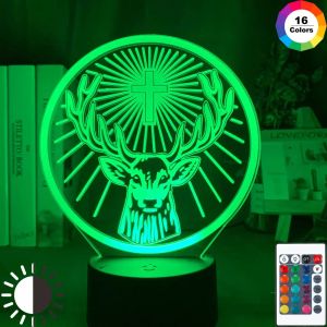 Items Novelty Items Led Night Light Lamp Jagermeister 16 Colors Changing Touch Sensor Usb and Battery Powered Nightlight for Bar Table 2