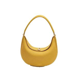 Evening Bags Songmont Luna Luxury Designer Underarm Hobo Shoulder Half Moon Leather Purse clutch Handbag CrossBody new