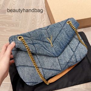 Bendas de Loulou em forma de YS Ysllbag hobo jeans feminino Mensageiro Bolsas de ombro de lona