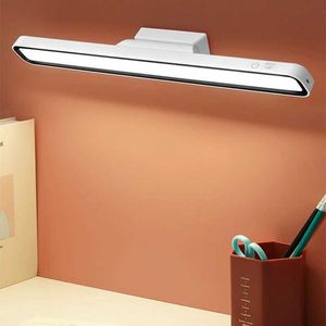 Bordslampor bordslampa LED -skrivbordslampan USB uppladdningsbar hängande magnetljus läsning Ljustillbehör för skrivbord sovrum sovrum bord