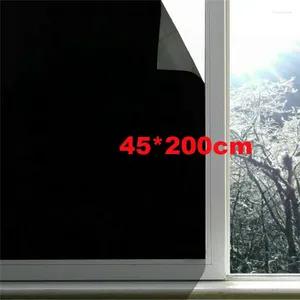 Window Stickers 1 Roll Film Blackout Sticker Cling Light Supplies For Privacy To Block Sun UV Home Decoration Accessories