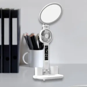 テーブルランプLED FAN DESK Light Eye Protection USB Powered Office Lampは、寝室の寮の農家のリビングルームに向かって調印できます