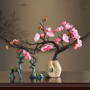 Creative Chinese Resin Elk Ornaments, Home Decorations, Handicrafts, Living Room, Wine Cabinet, Study, and Small Decorations