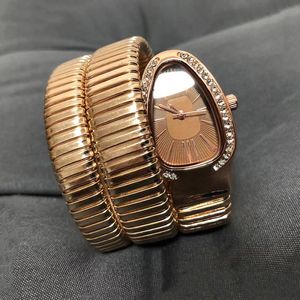 Nowe kobiety luksusowe zegarek kwarcowe damskie zegarek zegarek wysokiej jakości 32 mm srebrny zegarek Diamentowy ramka ramka zwyczajna nowoczesna sukienka moda na rękę węża