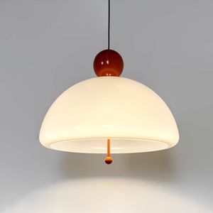 Nordic LED Pendant Light Mushroom Glass inomhus belysning sovrum sovrum vardagsrum matsal dekor estetik ljusarmatur