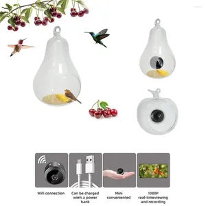 Other Bird Supplies Outdoor Smart Feeder With HD Camera Night Vision Function 170-degree Ultra-wide Angle Real-time Monitoring Wifi Fruit
