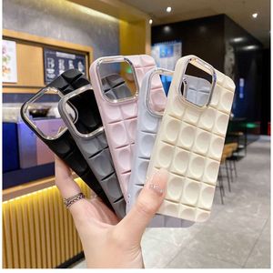 Anti-drop Electroplated Mirror Frame Phone Case for iPhone 15 PRO MAX