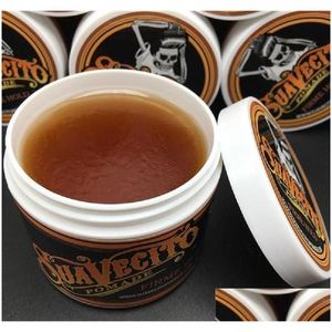 Pomades vaxar suavecito pomade stark stil återställer gamla sätt hår slick tillbaka olje vax lera bäst mycket håll droppleveransprodukter dhfpe