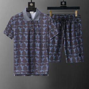 Summer Men's Trailsuit Tasarımcı Spor Kısa Kollu Şort Set Spor Giyim Trend Baskılı Pamuk Gömlek Giyim Moda Moda Sokağı Trend Alfabet701