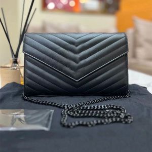 Designer Handbags With dust bag tote sheepskin caviar metal chain silver Handbag Leather Shoulder Flip cover diagonal Bags Shoulder Bags