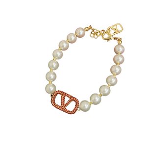 New classic Luxury designer Pearl Jewelry gifts, Letter Bracelet Jewelry Sets pearl bracelets