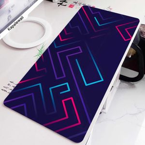 Mauspads Handgelenk ruhen geometrische Kunstmaus -Pads xxl große Mausmatten -Spiel Schreibtisch Matten Gummi -Mousepad -Büro Tastatur Rechendick