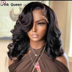 13x4 Lace Front Human Hair 200 Density Bouncy Curl Human Hair Wigs Curly For Black Women Pre Plucked Brazilian Deep Wave Frontal Wig Synthetic Black Hd Lace Wig