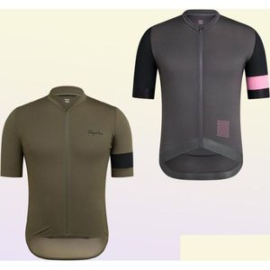 Koszulki rowerowe Topy 2022 Drużyna oddychająca koszulka męska Summer MTB Cycle Ubrania Krótkie rękawy ubrania rowerowe Koszula rowerowa Outdoor OTE8V