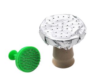 Sahara Smoke Smoke Пластиковый кальян фольга перфуль 25 мм костюм Shisha Chicha Nargile Ceramic Bowl Aluminum Foil Perfing Игла Иглу Купение WA8741096