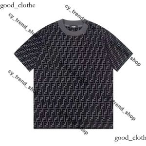 Fendishirt Italy Fen Men Designer Tシャツレディース服専用サマーティーポロゴスショートスリーブhaikyuuブランドFenduショートフェンティTシャツLouiseviutionシャツ798