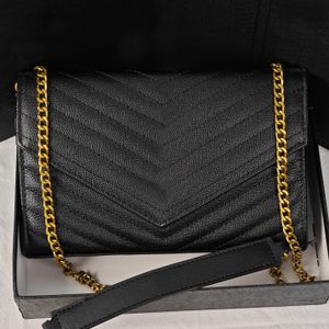 Designer bag womens gold buckle letter single shoulder bag leather retro diagonal cross carrying underarm bag wallet envelope bag handbag bag