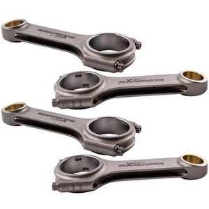 MaxPeedingrods 4x 4340 geschmiedetes H-Strahl-Stangen +ARP2000-Schrauben für Audi für VW EA888 2.0 l TSI Motor 144 mm