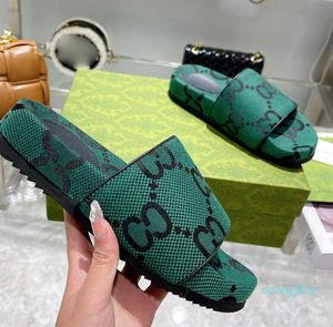 2022 أحدث رسائل G Big G Letters Women Men Slippers Sandals Summer Beach Shoes Sandals Ladies Brand تعزز Flip Flop Slide1148911