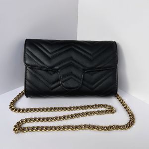 Najwyższej jakości kobiety łańcuchowe torby na ramieniu Crossbody Lady Tourse Messenger Bag Designer torebki Portfel