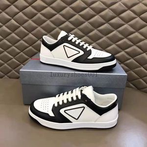 24SS Downtown Leather Sneakers Shoes Men Technical Fabric Renylon Runner Outdoor Sports Chunky Rubber Sole Casual Walking EU38-46 5.14 02