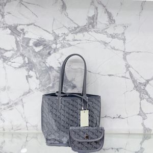 5A Luxury Leather Mini Eekend Bag, Shopping Designer Dubbelsidig handväska, strandmode axel med handväska, kvinnors berömda crossbody-väska