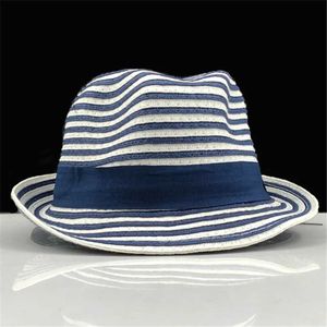 Chapéus de aba largos Chapéus de balde Hat dos pais e-filho do sol, garotos, chapéus de sol, coroa Mulheres Mulheres Capra de palha Praia Big Brim Hat Casual Girls Stripe Summer Cap B240516