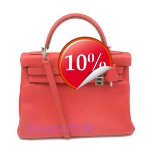 Top Ladies Designer Ekolry Bag 10Off 32 сумочка сумка для плеча Clemence Кожаный розовый