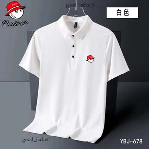 Malbons Shirt Men's Polos Summer Printing Golf Polo Shirt Men High Quality Men's Short Essentialsclothing Sleeve Breathable Drying Top Business Of Fear Esse 669