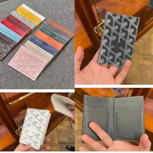 Modedesigner Leder Brieftasche Herren Frauen Kreditkartenhalter Mini Luxuy Brieftasche mit Münz -Taschengeschenken Boxen enthalten hochwertige Taschen cooler Gentleman