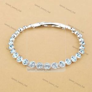 Swarovski Armband Designerin Swan Armband Schmuckfrau Original Qualität Luxus Mode Bangle Einfache Tennisarmband Swarovski Schmuckreihe Diamant Armband 4f8