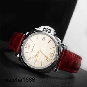 Спортивные запястья Watch Panerai Luminor Series Швейцарские мужчины.