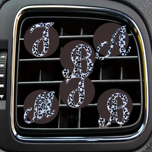 Other Parts Zebra Large Letters Cartoon Car Air Vent Clip Conditioner Outlet Per Clips Freshener Drop Delivery Ot3K5