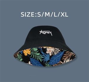 Wielkie czapki wiadra Plus size podwójne zużycie na Hawajskie Korean Hat Hat Beach Sun Hat Outdoor Panama Caps Cape Cap dla mężczyzn 2206364952