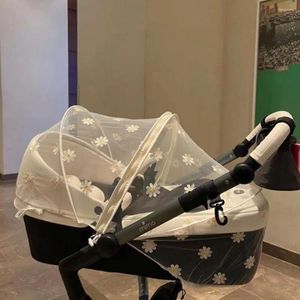 Pagni passeggini Flower Daisy Mosquito Net Accessori per bambini Cangola Full Coperthair Cantapper Cuggera Cuggy Pram