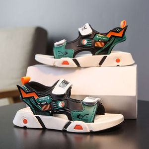 Summer Children Slipper Sandals New Cartoon Beach Indoor House Sneaker Lightweight Walking Boy Sports Shoes L2405