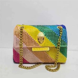 Kurt geiger brand designer bag women shoulder handbag fashion eagle head diamond crossbody mini messenger purse