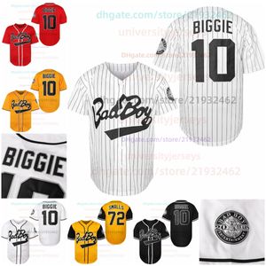 Custom Bad Boy Movie Baseball Jersey Hip Hop Fashion Ubranie Mężczyźni Men Youth All Szygled ​​Koszulki