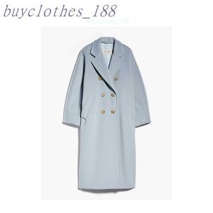 Women's Mid-length Trench Coat Maxmaras Wool Blend Coat Italian Brand Women's Luxury Coat High Quality Cashmere Coat Ygon