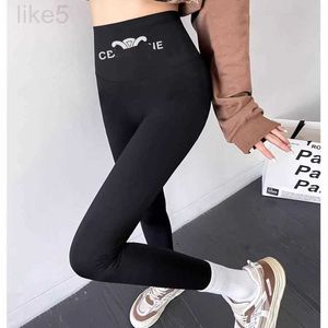 Kvinnors leggings designer hög midja elastisk brev tryck kroppskondunika sport yogal leggings tights smlxlxxl g823