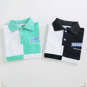 Boys Polo 2024 Letni szczyty dla dzieci krótko rękawowe Tees Tee Teenager School koszulki dziecięce stroje odzieży od 4 do 14 l2405