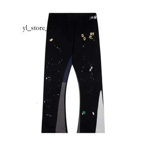 Gallary Dept Pants Designer Pants فضفاضة مريحة معرض Deleddept Pants Man زوجين Splash Painting B277