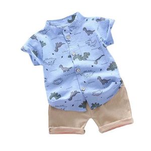 衣類セット新しい夏の男の子の服セット子供のファッション漫画シャツショーツ2PC/セット子供カジュアル服ベビーチルドレン服wx