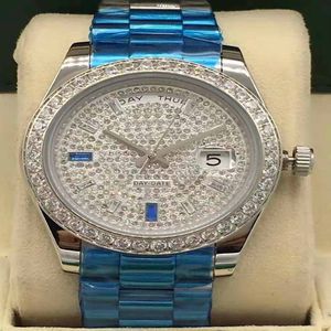 Nuovo orologio sport meccanico automatico a diamante da 41 mm Diamond Diamond Diamante Orologio per calendario presidenziale in acciaio 277F