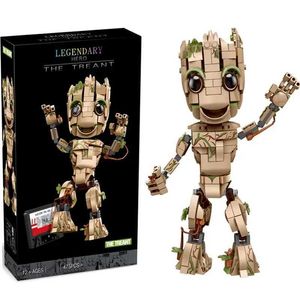 Outros brinquedos I Am Groots Compatível 76217 Kit de construção Toys for Boys Bricks Tree Baby Groots Modelo Play Display Presente para Kids Construtor Toy S245163 S245163